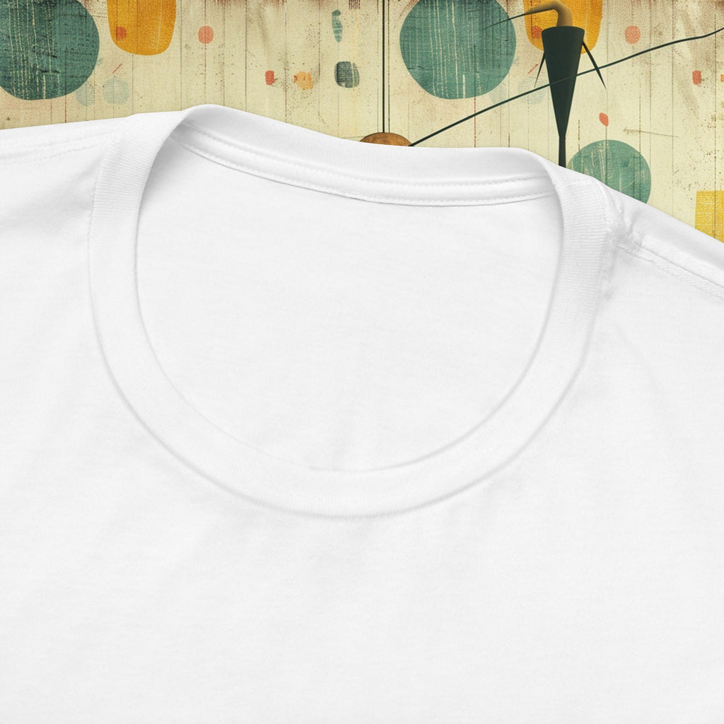 1960s Retro Lady Middle Finger Women's Jersey Short Sleeve Tee - White (Front Collar)
